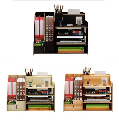 Estante De Madera Para Escritorio Organizador-1