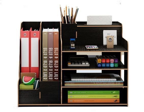 Estante De Madera Para Escritorio Organizador-0