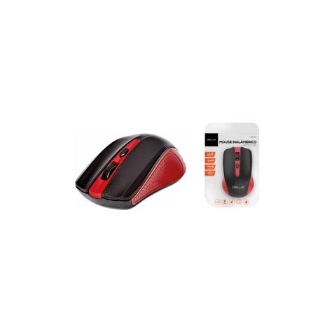 Mouse Inalámbrico Óptico De 3 Botones Color Rojo - Puntostore-2