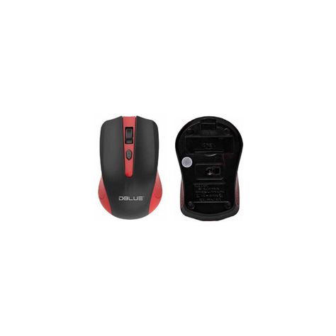 Mouse Inalámbrico Óptico De 3 Botones Color Rojo - Puntostore-1