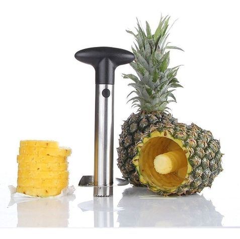 Cortador De Piñas De Acero Inoxidable Utensilio Cocina-0