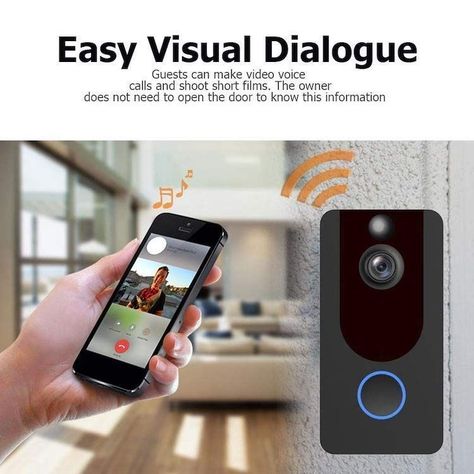 Video Citofono Inteligente Wifi Ip Full Hd 1080p Escam V7-5