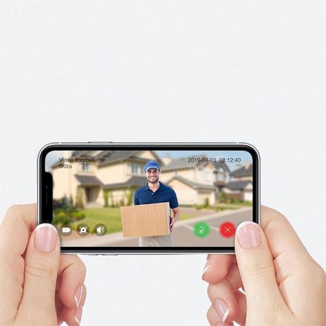Video Citofono Inteligente Wifi Ip Full Hd 1080p Escam V7-2