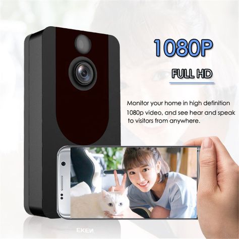 Video Citofono Inteligente Wifi Ip Full Hd 1080p Escam V7-7