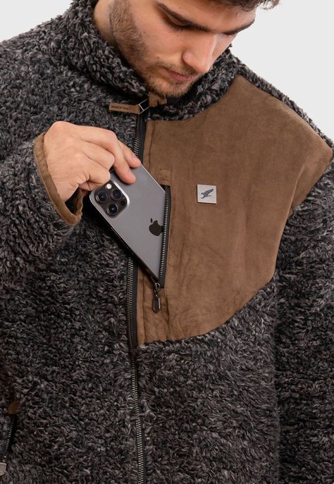 Chaqueta Chiporro Lumber Negro Melange. -6