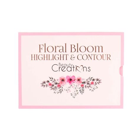 Pack Paleta Blush/ Rubor e Iluminador y Contorno "Floral Bloom" de Beauty Creations-2