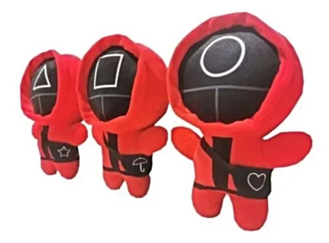 Mini Almohada Peluche Juego Calamar-1