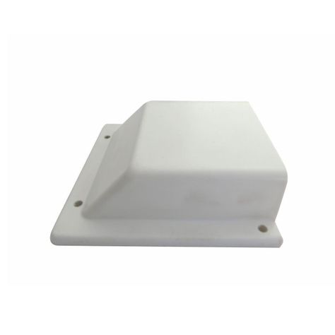 Tapa Celosía Ventilación Chicago 4" para lluvia Blanco Dvp-1