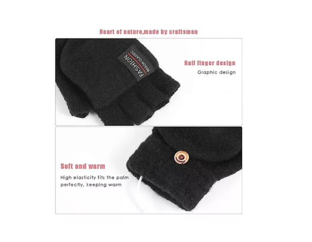 Guantes Calefactores Con Conexion Usb Calentador De Manos-2
