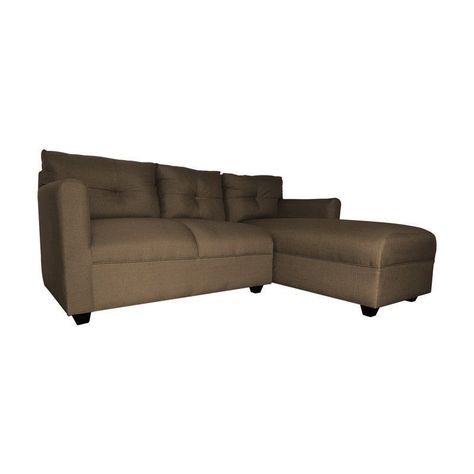 Seccional Mateo Chenille Café Pata Plastica-3