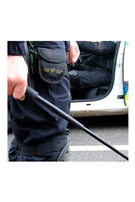 Bastón Defensa Personal Retractil Metalico 50 Cms-3