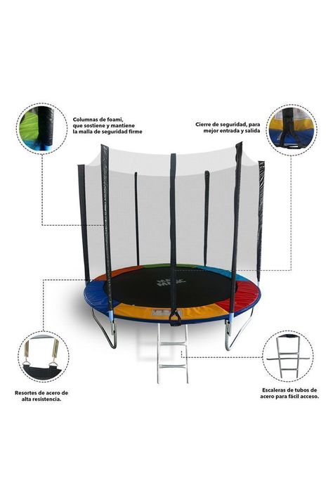 Cama Elástica Trampolín para Niños 10 FT 305 cm-3