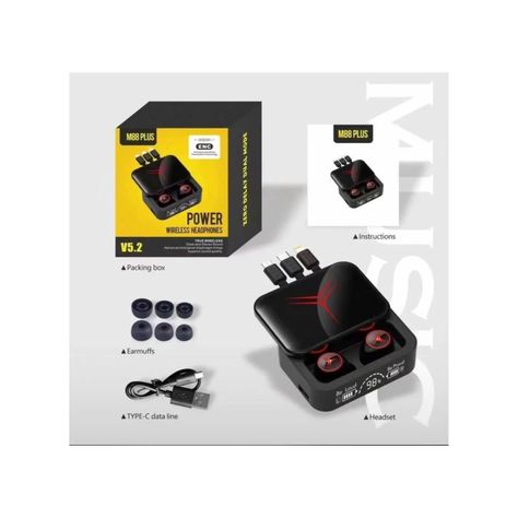 Audifonos Bluetooth Recargables TWS LED In Ear-3