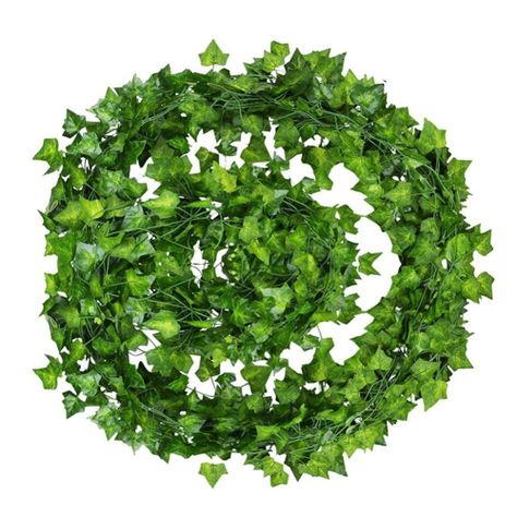 Enredadera Planta Artificial 2.1m Decoración; Pack 36 Tiras de 2 metros.-2