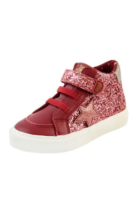 Zapatilla urbana media caña velcro elastico a caminar niña 847-1