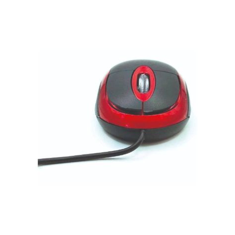 Mouse Alambrico USB 800 DPI Rojo Dblue-0