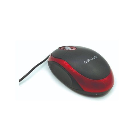 Mouse Alambrico USB 800 DPI Rojo Dblue-1