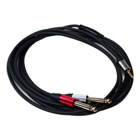 CABLE AUDIO 1P3,5ST A 2P6,3M (3MT) CARVERPRO -0