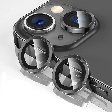 Protector Para Lente Camara iPhone 14 / 14 Plus - Negro-0