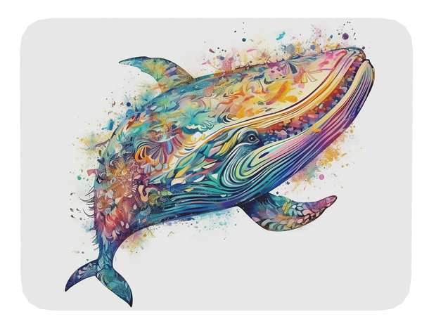 Mouse Pad Ballena Arte de animales - 17cm X 21cm D6-0