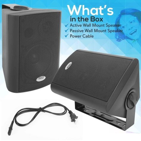 Parlantes interior Pyle activo Bluetooth negro-4