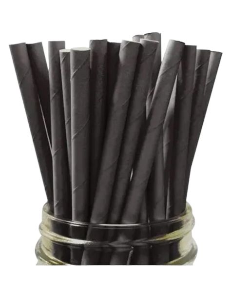 PAQUETE 25 BOMBILLAS DE PAPEL NEGRO-0