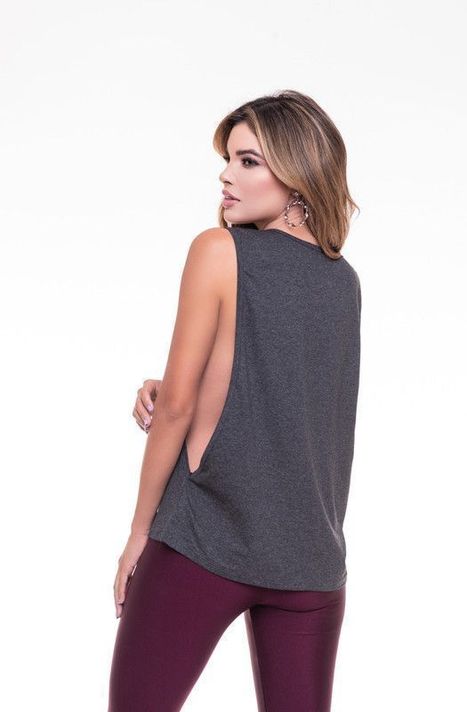 POLERA SML PEDRERIA HEART GRAY RC-2-4