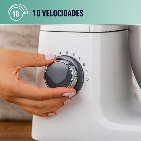 Batidora planetaria Oster® FPSTSMPL3W con 10 velocidades-1