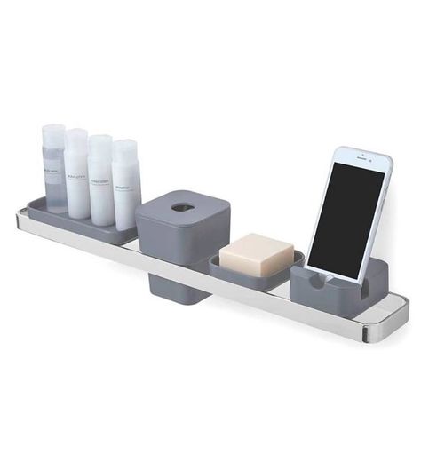 Organizador Accesorios Baño Scillae Gris -2