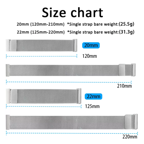 Correa Metálica Para Samsung Huawei Amazfit Xiaomi 22mm / Rosado-2