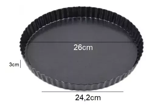 Pack X3 Molde Desmontable Moldes Desmontables Moldes 26cm -3