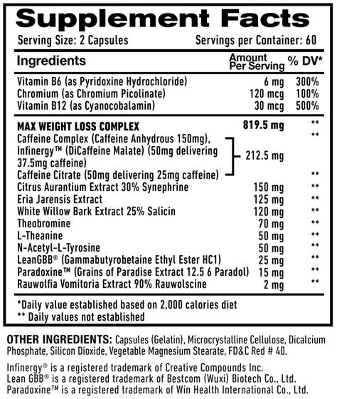 Pro Ripped Max - 1up Nutrition - 120 Capsulas-1