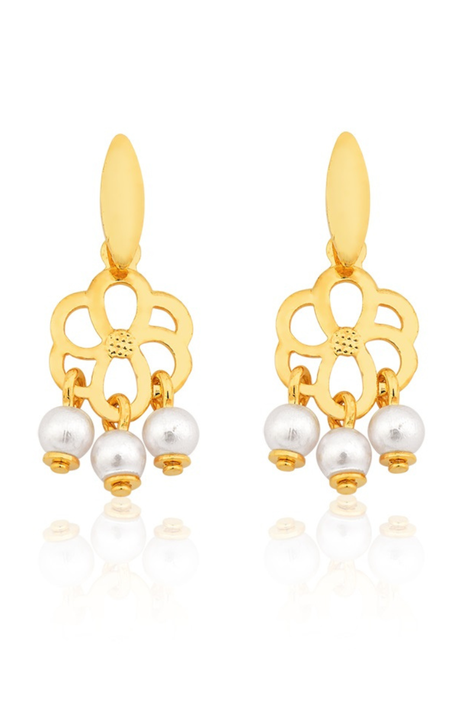 AROS MUJER ORO LAMINADO WOMAN FLOR - DORADO-0