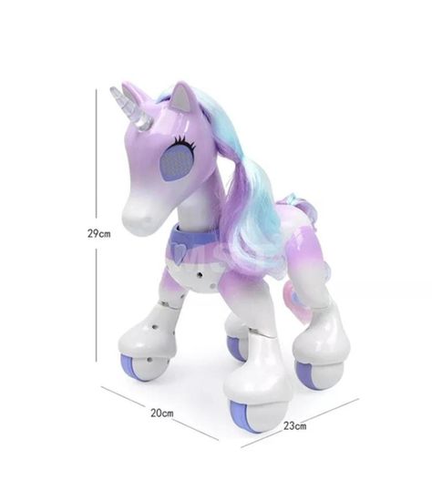 Unicornio Pony Robot Control Remoto Inteligente Música Luces-1