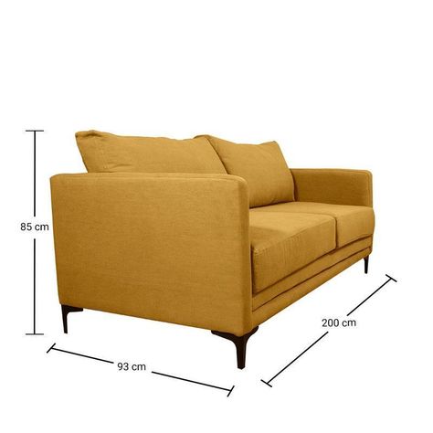 Sofá Bureo Chenille Azafran 3C-4
