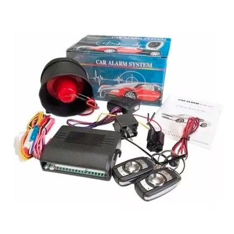 Kit Alarma De Auto Sistema Robos Seguridad 2 Mandos Favorito-0