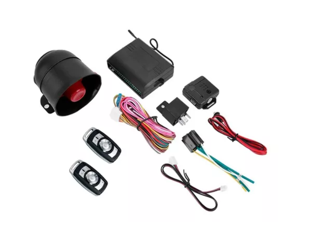 Kit Alarma De Auto Sistema Robos Seguridad 2 Mandos Favorito-1