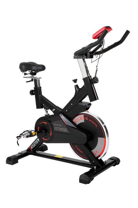 Bicicleta Spinning Atletis 702 Volante Inercia 11 Kg Negro-0