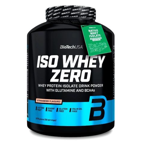 Iso Whey Zero 5 Libras Biotechusa - Strawberry - 90 Serv-0