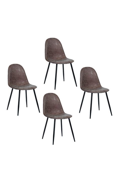 Pack 4 Sillas de Comedor Chicago Café-0