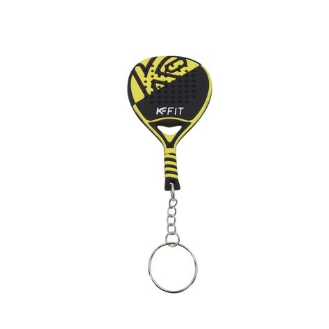 Llavero Pala Padel Amarillo-0