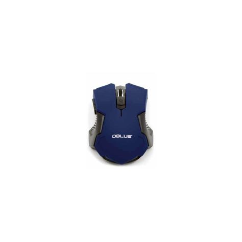 Mouse Óptico Inalámbrico Diseño Color Azul - Puntostore-0