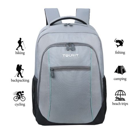 TOURIT Mochila Cuckoo térmica Aislante 22 lt- Gris-6