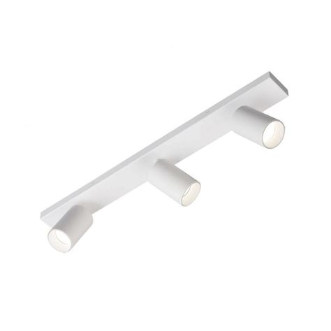 Foco Spotlight Blanco 3x Con Ampolleta 5,5W GU-10 Neutro M-1