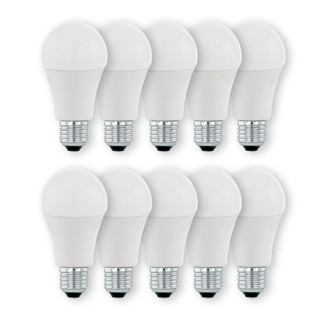 Pack de 10 Ampolletas LED E-27 5W Calido-0