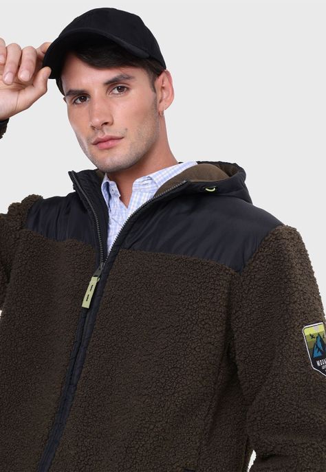 Polerón Sherpa Con Capucha Arrow PL2534FOL-1
