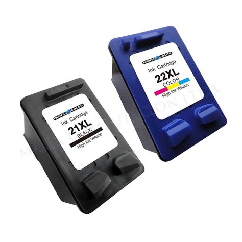 PACK 2 CARTRIDGE HP22XL/HP21XL PARA HP OFFICEJET 4315-1