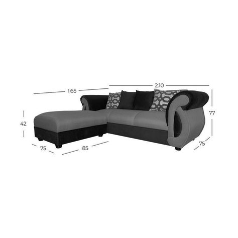 Seccional New Dominga Gris 3 Cuerpos-3
