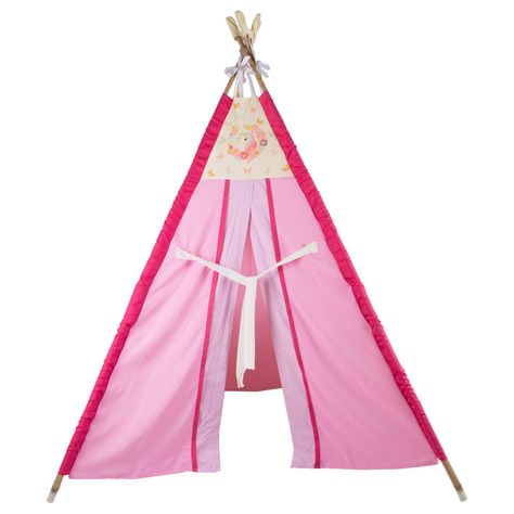 Carpa Tipi Unicornio Rosada Textil 120x170x180 cm Máxima Design-2