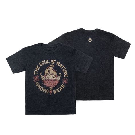 Polera ECO F-4 Heather Black Niño Gnomo-0